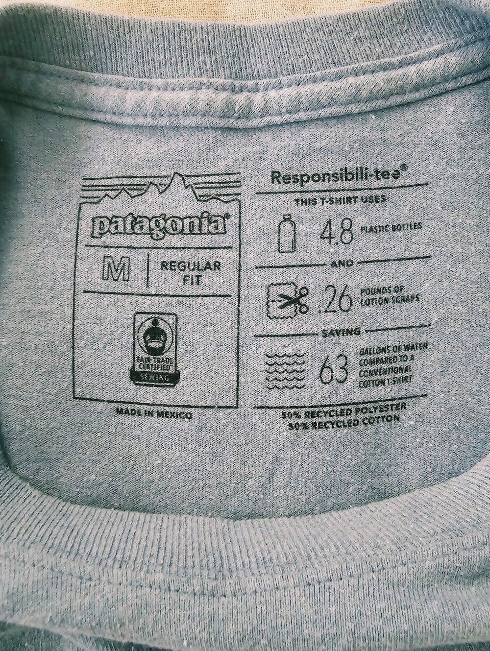 PATAGONIA T-SHIRT - Picture 2 of 3